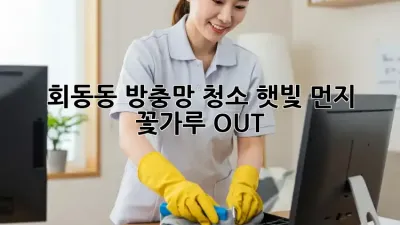 ✨회동동 방충망 청소✨ 햇빛, 먼지, 꽃가루 OUT! 🏡