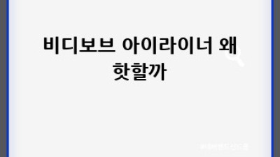 ✨인생템 경신! 비디보브 아이라이너 솔직 후기 & 꿀팁🍯